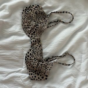 Cheeta bikini top